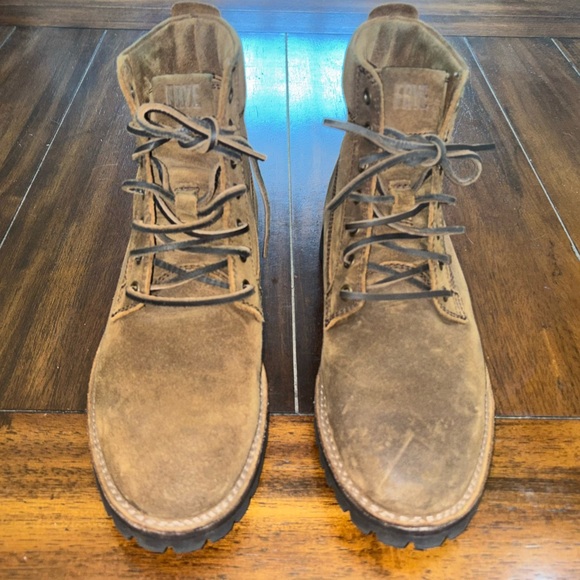 Frye Men Union Workboot Mens Size 8.5 - Picture 4 of 6